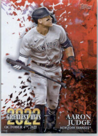 Aaron Judge - 2023 Topps - #22GH-25 - 2022 Greatest Hits Baseball