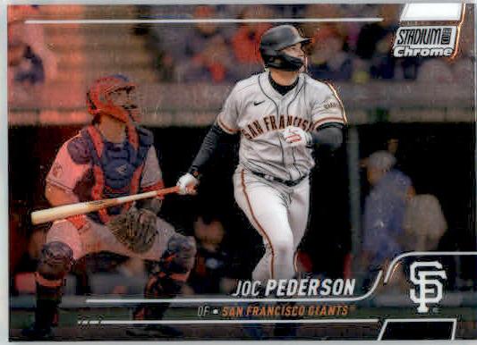 Joc Pederson - 2022 Stadium Club Chrome - #77 - Baseball
