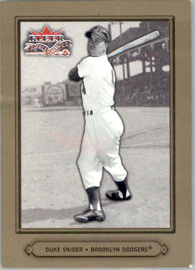 Duke Snider - 2002 Fleer Fall Classic - #60 - Baseball
