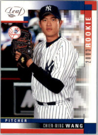 Chien-Ming Wang - 2003 Leaf Rookies & Traded - #325 - RC Baseball