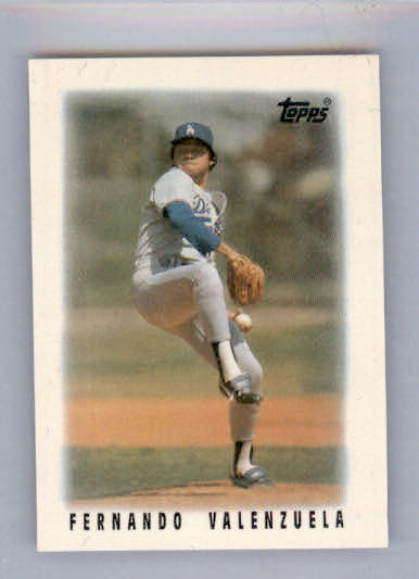 Fernando Valenzuela - 1986 Topps Major League Leaders Minis - #47 - Baseball