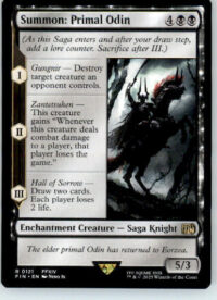 Summon: Primal Odin - FINAL FANTASY - 121 - Normal NM