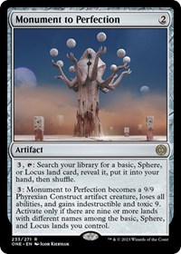 Monument to Perfection - Phyrexia: All Will Be One - NM