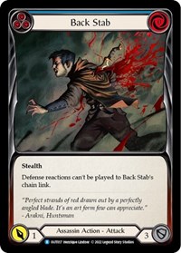 Back Stab (Blue) - Outsiders - NM