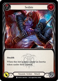 Sedate (Red) - Outsiders - NM