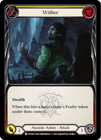 Wither (Yellow) - Outsiders - NM
