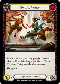 Be Like Water (Yellow) - Outsiders - NM