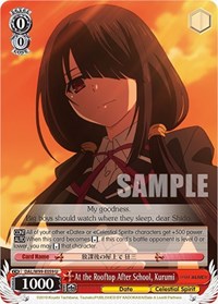 At the Rooftop After School, Kurumi - Date A Live Vol 2 - NM