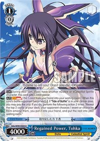 Regained Power, Tohka - Date A Live Vol 2 - NM