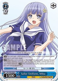 Sailor Uniform, Miku - Date A Live Vol 2 - NM