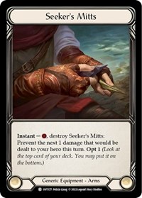 Seeker's Mitts - Outsiders - NM