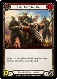 Cut Down to Size (Red) - Outsiders - NM