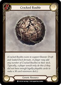 Cracked Bauble - Outsiders - NM