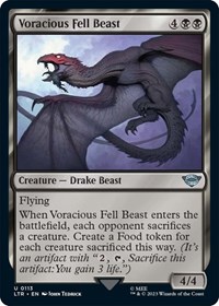 Voracious Fell Beast - UB: Lord of the Rings - NM