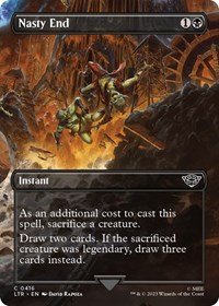 Nasty End (Borderless) - UB: Lord of the Rings - NM