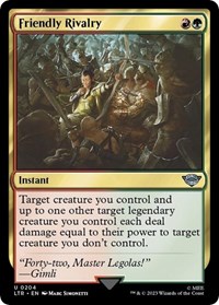 Friendly Rivalry - UB: Lord of the Rings - NM