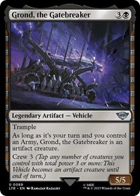 Grond, the Gatebreaker - UB: Lord of the Rings - NM