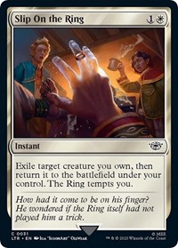 Slip on the Ring - UB: Lord of the Rings - NM