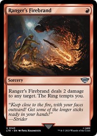 Ranger's Firebrand - UB: Lord of the Rings - NM