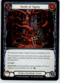 Seeds of Agony (Blue) - Monarch - MON185 - Rainbow Foil Unl NM