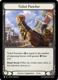 Ticket Puncher - Heavy Hitters - NM
