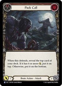 Pack Call (Red) - Heavy Hitters - NM