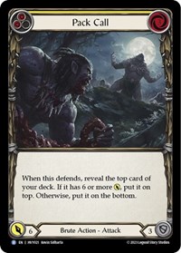 Pack Call (Yellow) - Heavy Hitters - NM