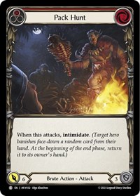 Pack Hunt (Red) - Heavy Hitters - NM