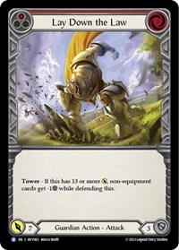 Lay Down the Law - Heavy Hitters - NM