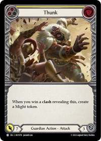 Thunk (Yellow) - Heavy Hitters - NM