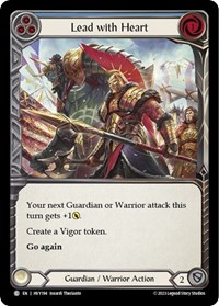 Lead with Heart (Blue) - Heavy Hitters - NM