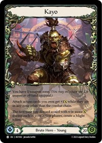 Kayo // Rhinar - Heavy Hitters - NM