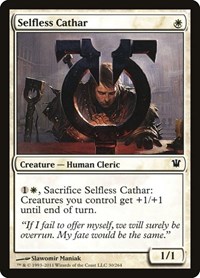 Selfless Cathar - Innistrad - NM