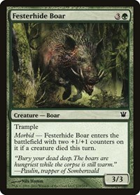 Festerhide Boar - Innistrad - NM