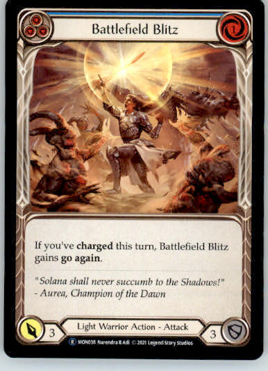 Battlefield Blitz (Blue) - Monarch - MON038 - Normal Unl NM