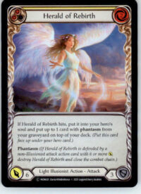 Herald of Rebirth (Yellow) - Monarch - MON021 - Rainbow Foil Unl NM