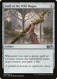 Staff of the Wild Magus - Magic 2015 - NM