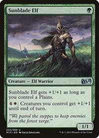 Sunblade Elf - Magic 2015 - NM