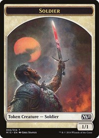 Soldier Token - Magic 2015 - NM