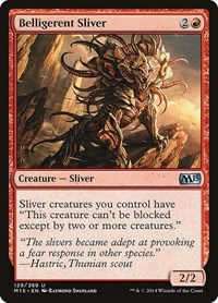 Belligerent Sliver - Magic 2015 - NM