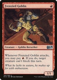 Frenzied Goblin - Magic 2015 - NM