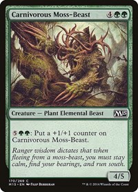 Carnivorous Moss-Beast - Magic 2015 - NM