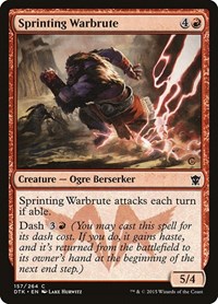 Sprinting Warbrute - Dragons of Tarkir - NM
