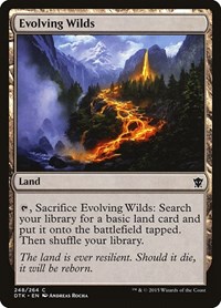 Evolving Wilds - Dragons of Tarkir - NM