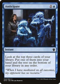 Anticipate - Dragons of Tarkir - NM