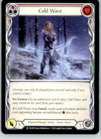 Cold Wave (Red) - Tales of Aria - ELE038 - Normal Unl NM