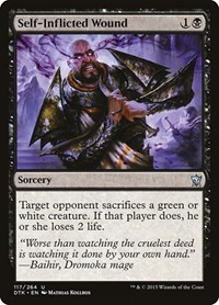 Self-Inflicted Wound - Dragons of Tarkir - NM