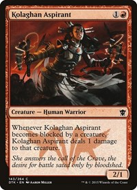 Kolaghan Aspirant - Dragons of Tarkir - NM