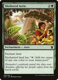 Sheltered Aerie - Dragons of Tarkir - NM