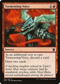 Tormenting Voice - Dragons of Tarkir - NM